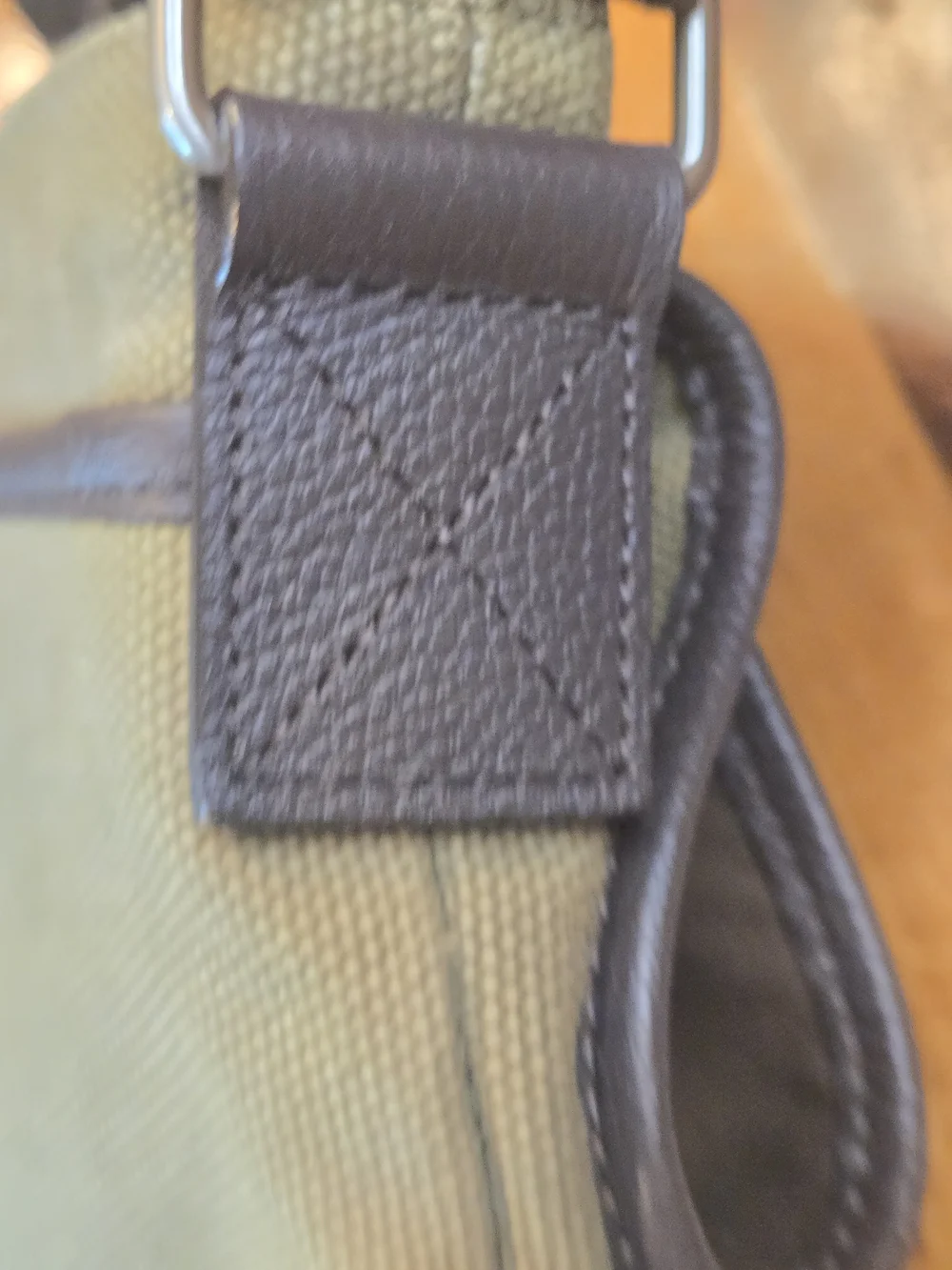 Levenger Canvas & Leather Field Messenger Bag - NWOT